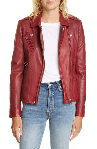 IRO Leather Moto Jacket
