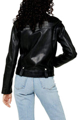 Mona Leather Biker Jacket