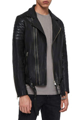 Bolt Slim Fit Leather Biker Jacket