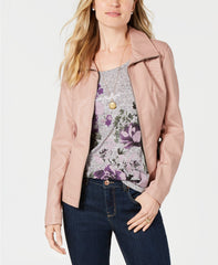 Women's Lambskin Leather Moto Jacket