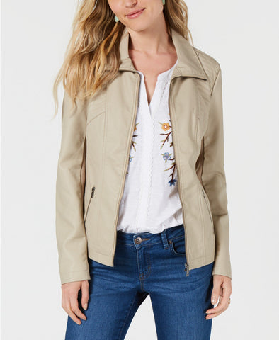 Women's Lambskin Leather Moto Jacket