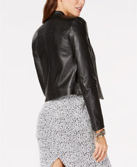 Lambskin Leather Women's Moto Jacket