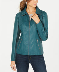Women's Lambskin Leather Moto Jacket