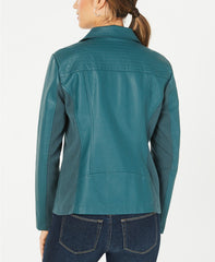 Women's Lambskin Leather Moto Jacket
