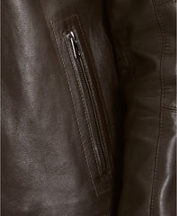 Men's Lambskin Leather Racer Jacket