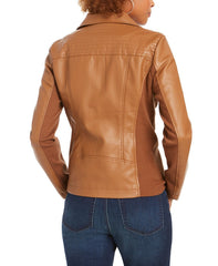 Women's Lambskin Leather Moto Jacket