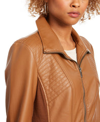 Women's Lambskin Leather Moto Jacket