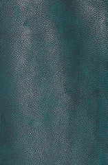 IRO Leather Moto Jacket Dark Green