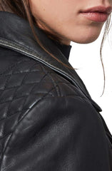 Cargo Leather Biker Jacket