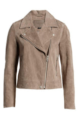 Suede Moto Jacket