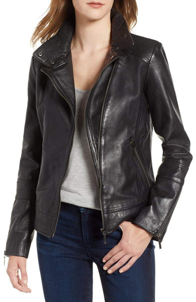 Leather Moto Jacket
