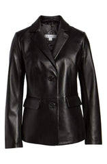 VIA SPIGA Leather Blazer