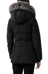 Adali-XR Classic Genuine Fox Fur Trim Water Repellent Down Coat