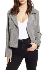 Next Level Suede Moto Jacket