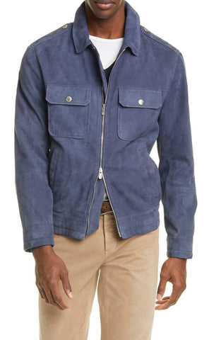 BRUNELLO CUCINELLI Suede Leather Jacket