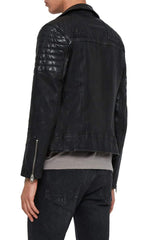 Bolt Slim Fit Leather Biker Jacket