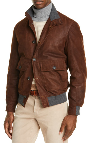 Italian Lamb Suede Jacket