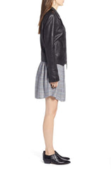 TREASURE & BOND Leather Moto Jacket