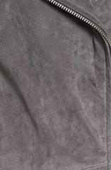 Suede Moto Jacket
