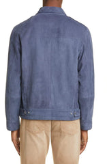 BRUNELLO CUCINELLI Suede Leather Jacket