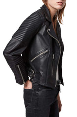 Estella Leather Biker Jacket