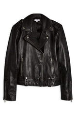 Mona Leather Biker Jacket