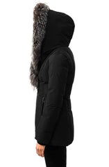 Adali-XR Classic Genuine Fox Fur Trim Water Repellent Down Coat