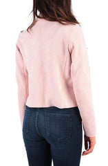 Jacee Draped Moto Jacket