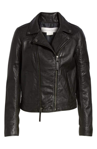 TREASURE & BOND Leather Moto Jacket