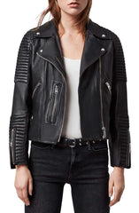 Estella Leather Biker Jacket