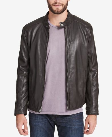 Men's Lambskin Leather Moto Jacket