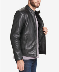 Men's Lambskin Leather Moto Jacket