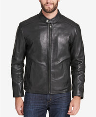 Men's Lambskin Leather Moto Jacket