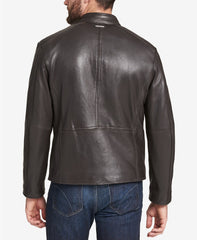 Men's Lambskin Leather Moto Jacket