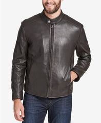 Men's Lambskin Leather Moto Jacket