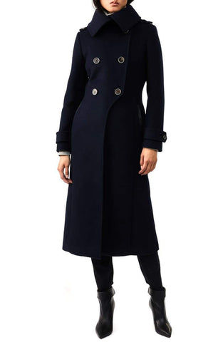 MACKAGE Elodie-R Double Breasted Wool Blend Coat