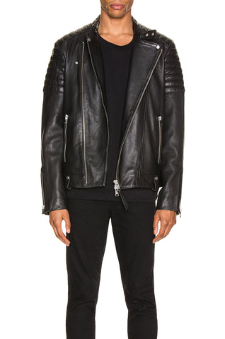 Jasper Leather Biker Jacket