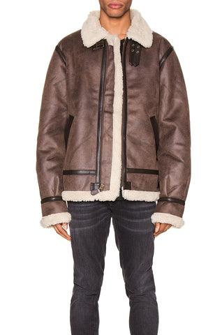 B-3 Sherpa Mod Leather Jacket