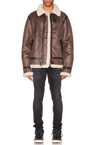 B-3 Sherpa Mod Leather Jacket
