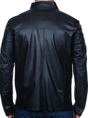 BLACK TAG LEATHER JACKET