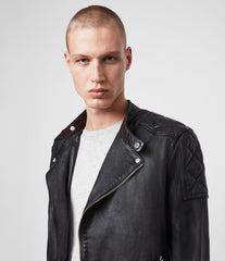 MARLEY LEATHER BIKER JACKET