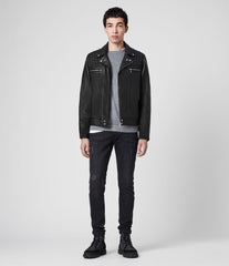 RONVER LEATHER BIKER JACKET