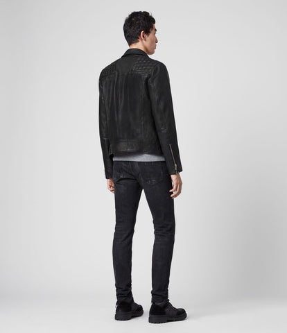 RONVER LEATHER BIKER JACKET
