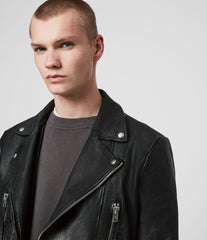 MAZO LEATHER BIKER JACKET