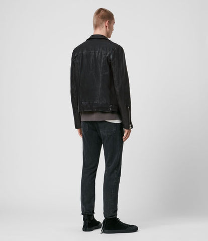 MAZO LEATHER BIKER JACKET