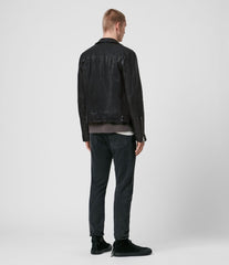 MAZO LEATHER BIKER JACKET
