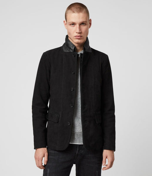 SURVEY LEATHER BLAZER