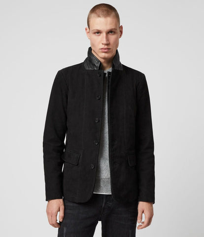 SURVEY LEATHER BLAZER