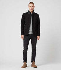 SURVEY LEATHER BLAZER