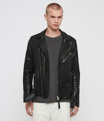 ROUNDHOUSE LEATHER BIKER JACKET